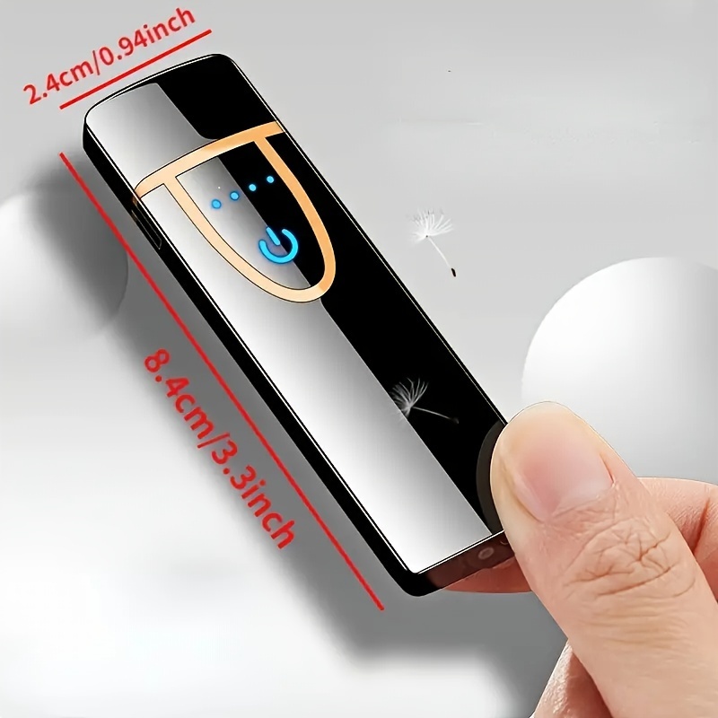 1 Encendedor Metal Usb Sensor Táctil Encendedor Electrónico - Temu