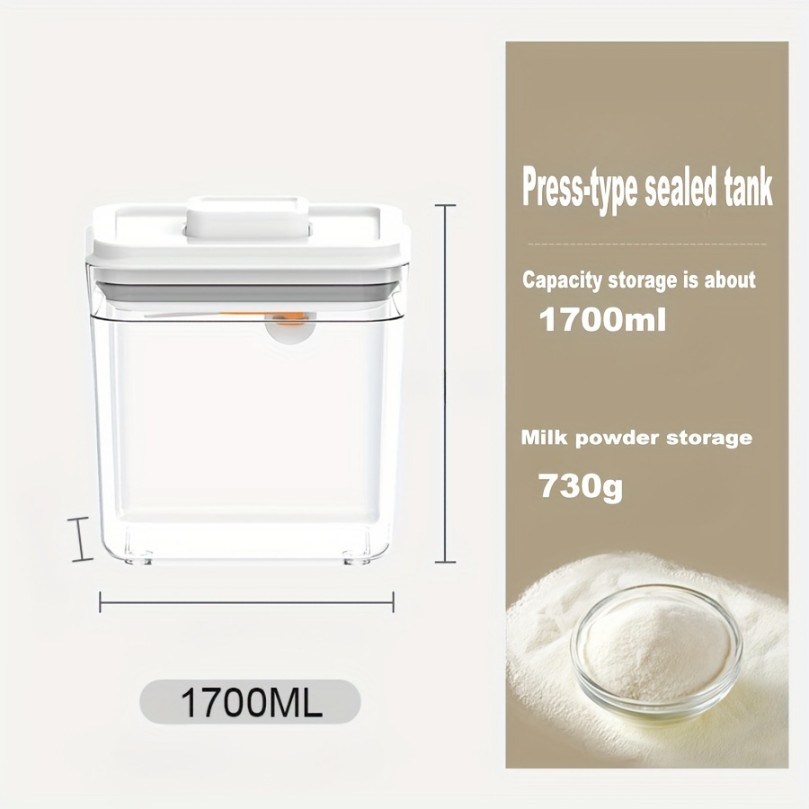 Food Storage Milk Powder, Airtight Kitchen Milk Box