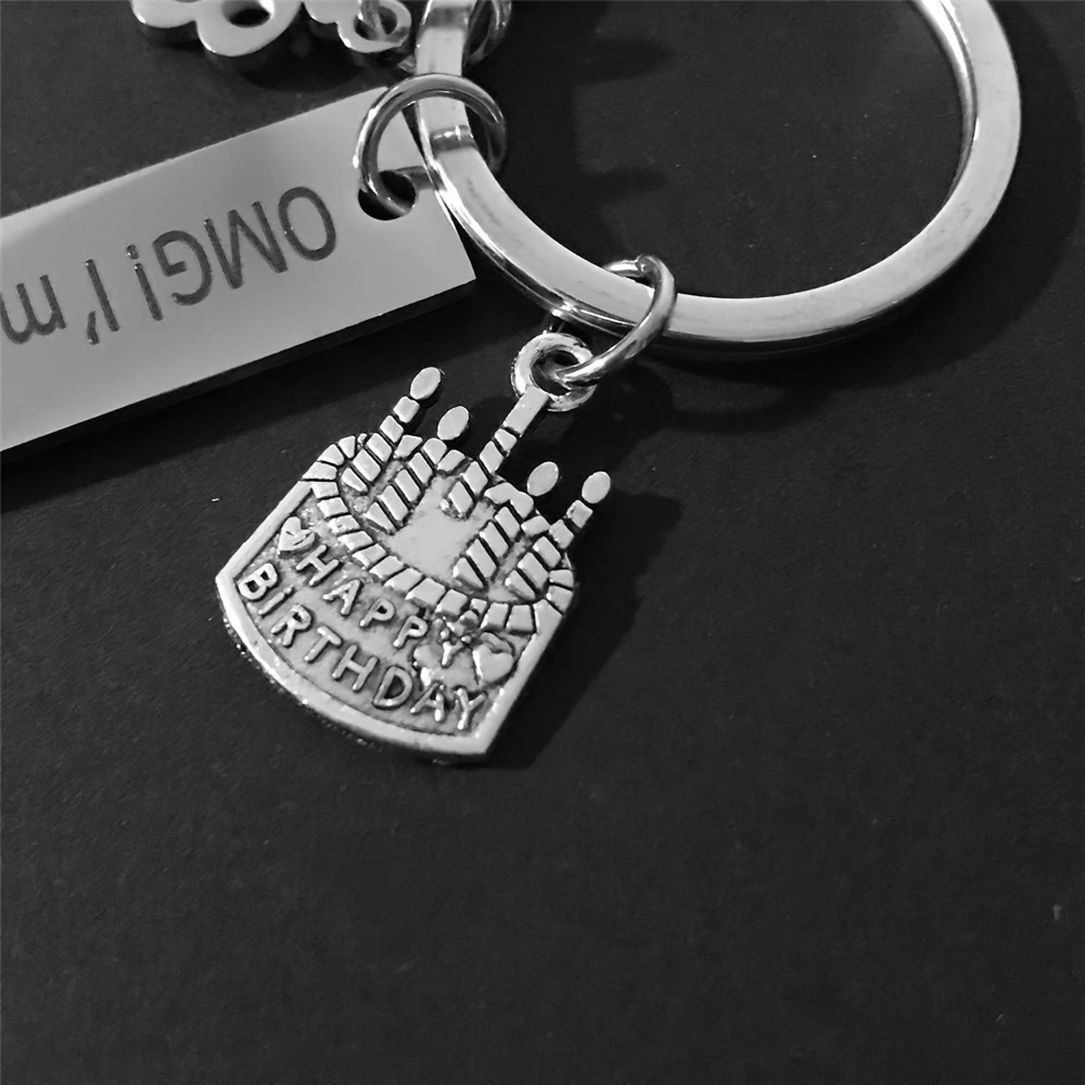 You Are Awesome Keychain Cute Stainless Steel Key Chain Ring Birthday Gift for Best BFF Girls Boys,Temu