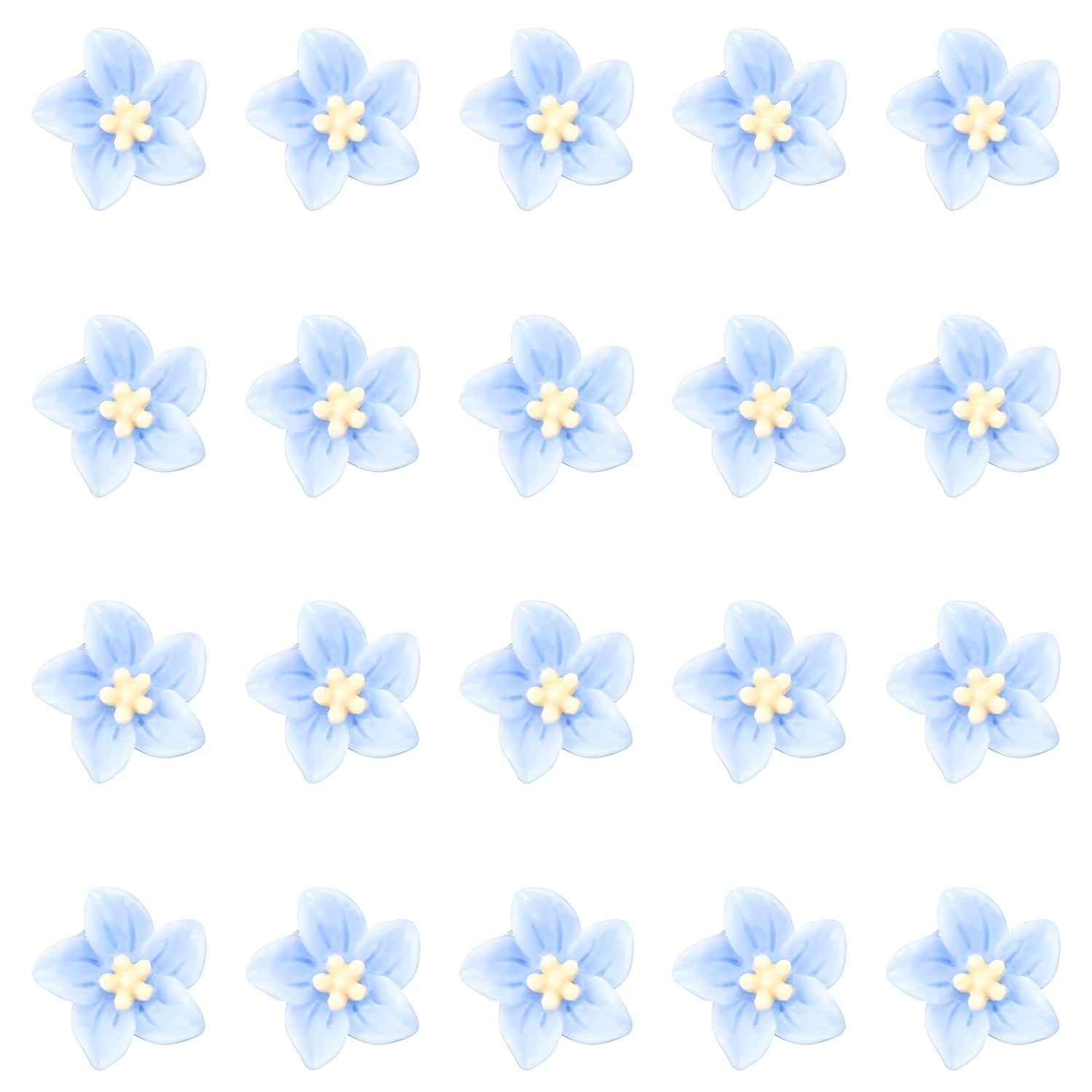 20PCS Mini Lily Flower Hair Clips Wedding Bridal Accessories
