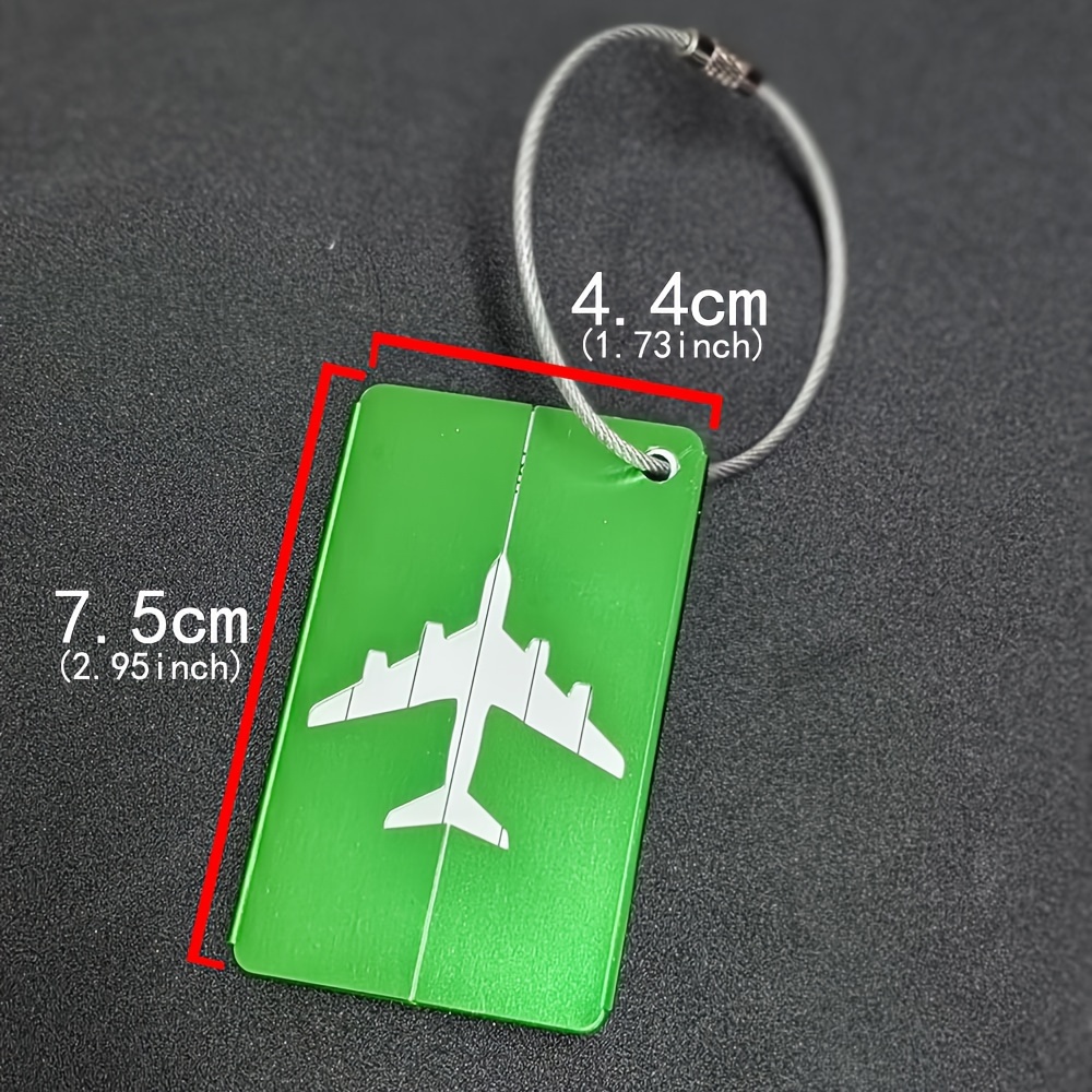 Buy Wholesale China Aluminium Alloy Travel Luggage Tags Baggage Name Tags  Suitcase Label Holder Metal Luggage Tag & Luggage Tag at USD 2.83
