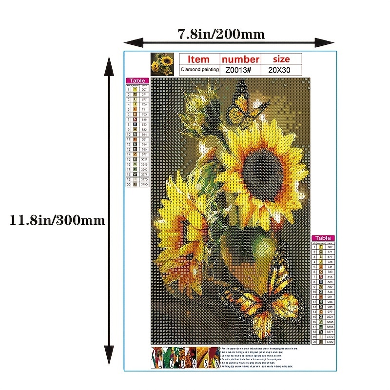 Sunflower Petals Diamond Painting Kit (Full Drill)