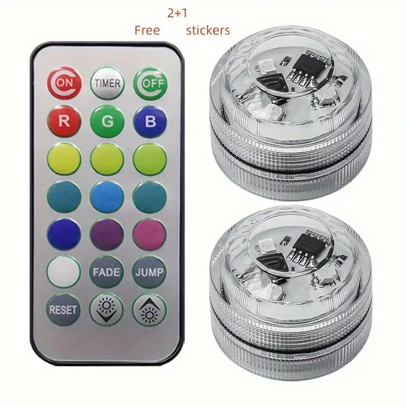 Wireless Adhesive Led Car Interior Ambient Light Remote Control
