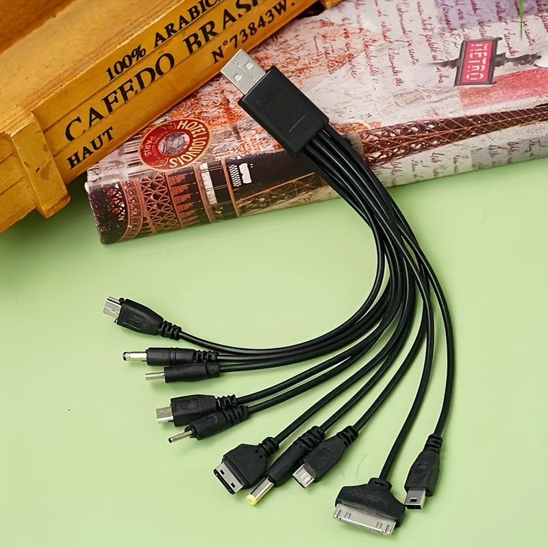 

Useful Multi-functional Data Cable, 1 Drag Ten Data Cable, Ten-in-one Mobile Phone Usb Charging Cable