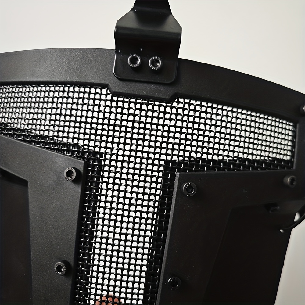 Samurai Cosplay Spartan Mask Full Face Protection Outdoor Temu