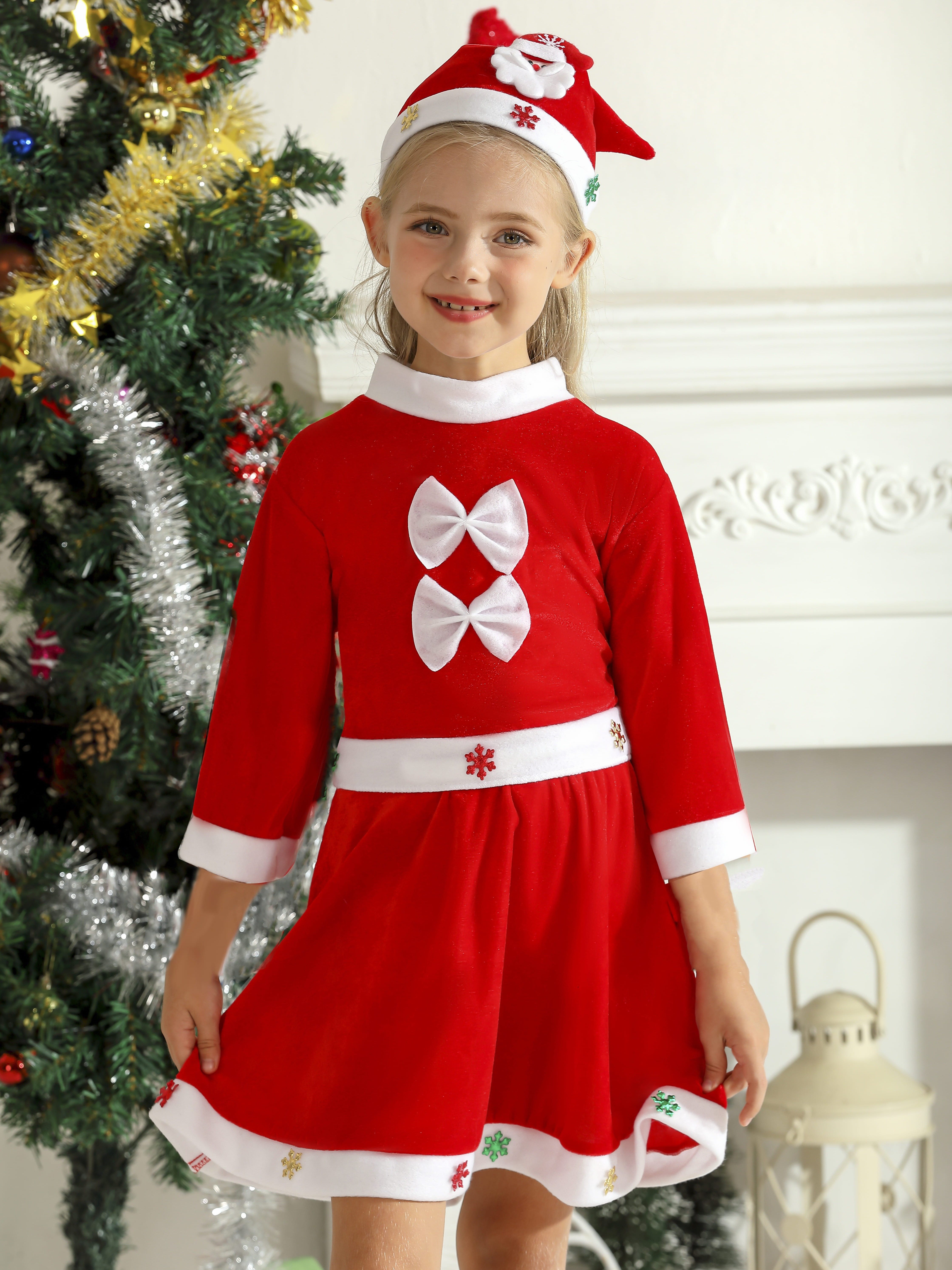 Christmas bow cheap dress