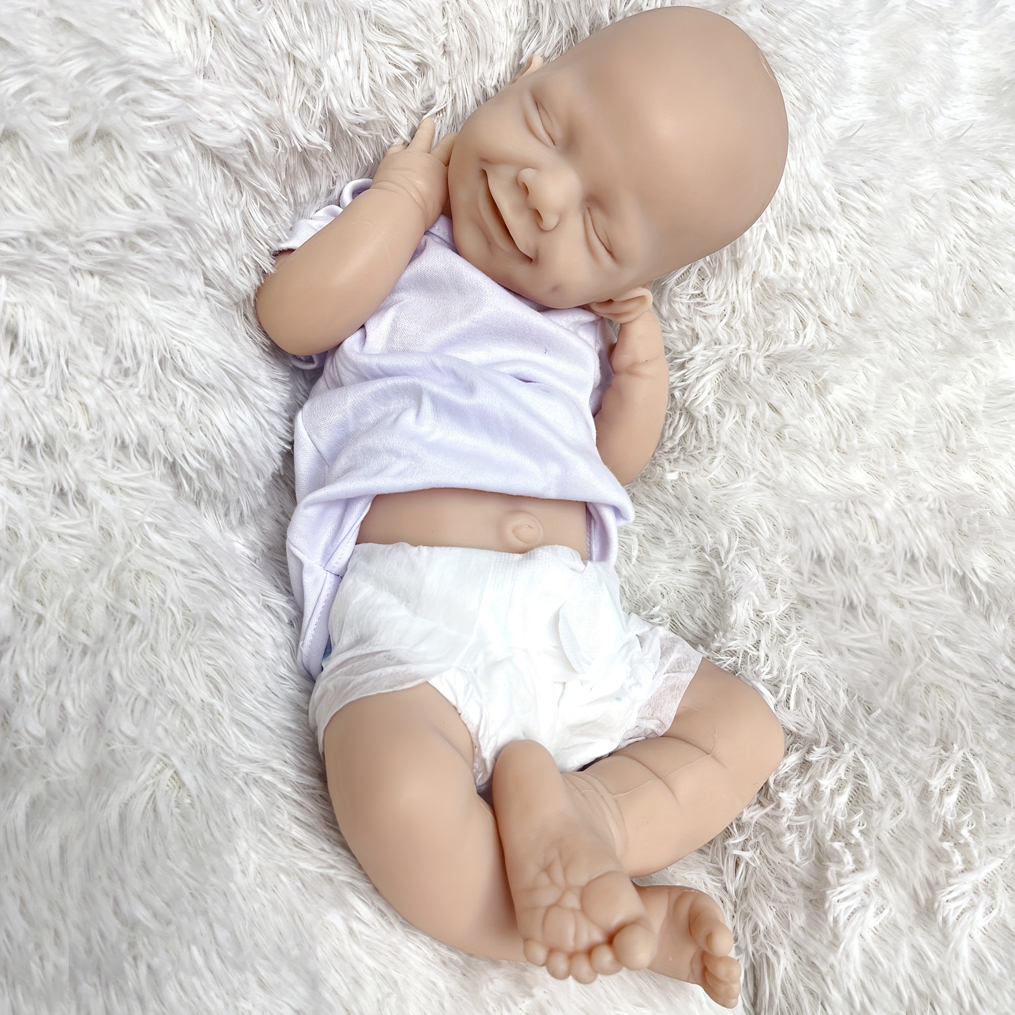 47cm Full Body Realistic Soft Silicone Girl Handmade Reborn Dolls