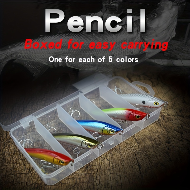15g Pencil Lures for Sea Fishing - Realistic Perch * Bait with Outdoor  Tackle *