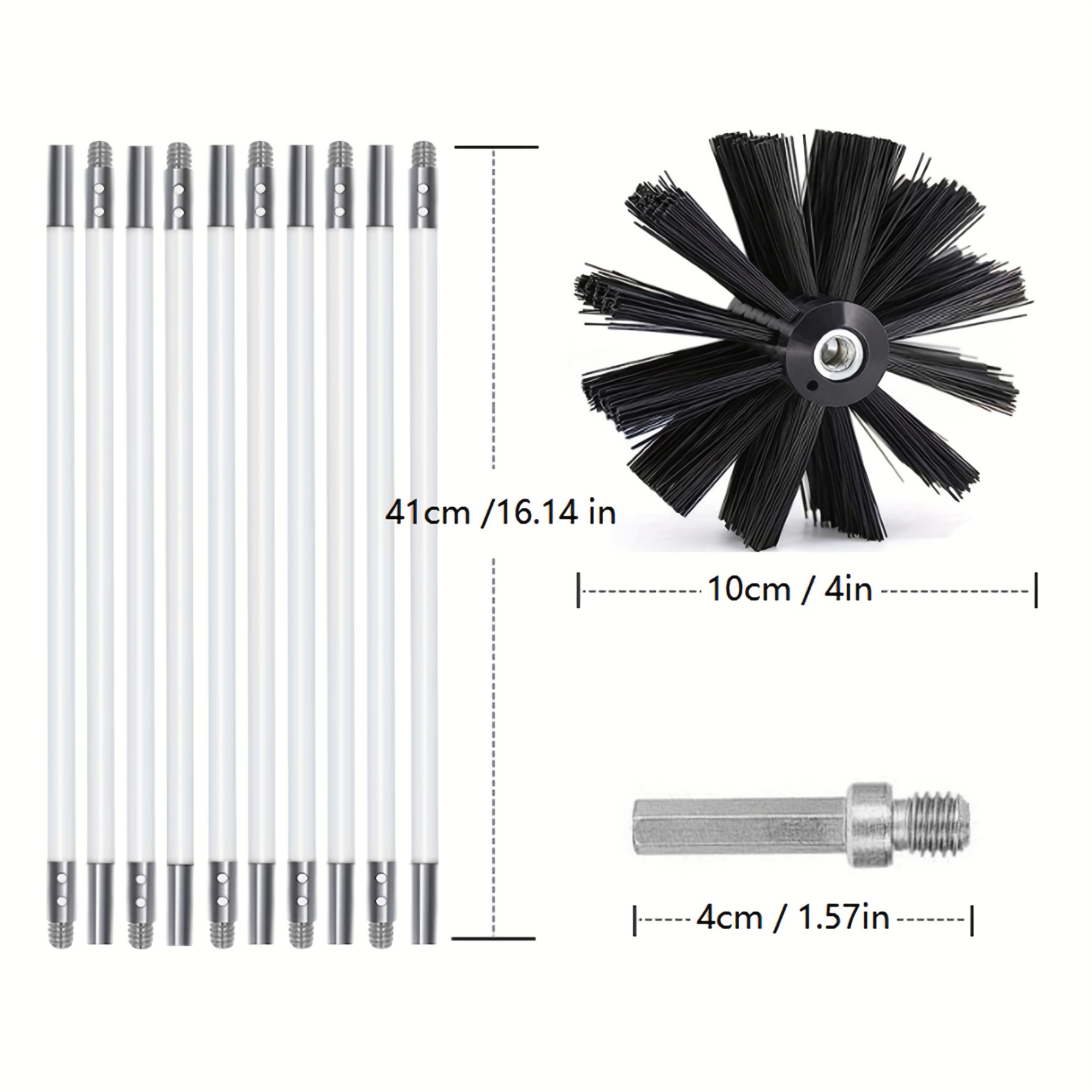 Dryer Vent Cleaner Kit Dryer Lint Brush Vent Cleaner Long - Temu