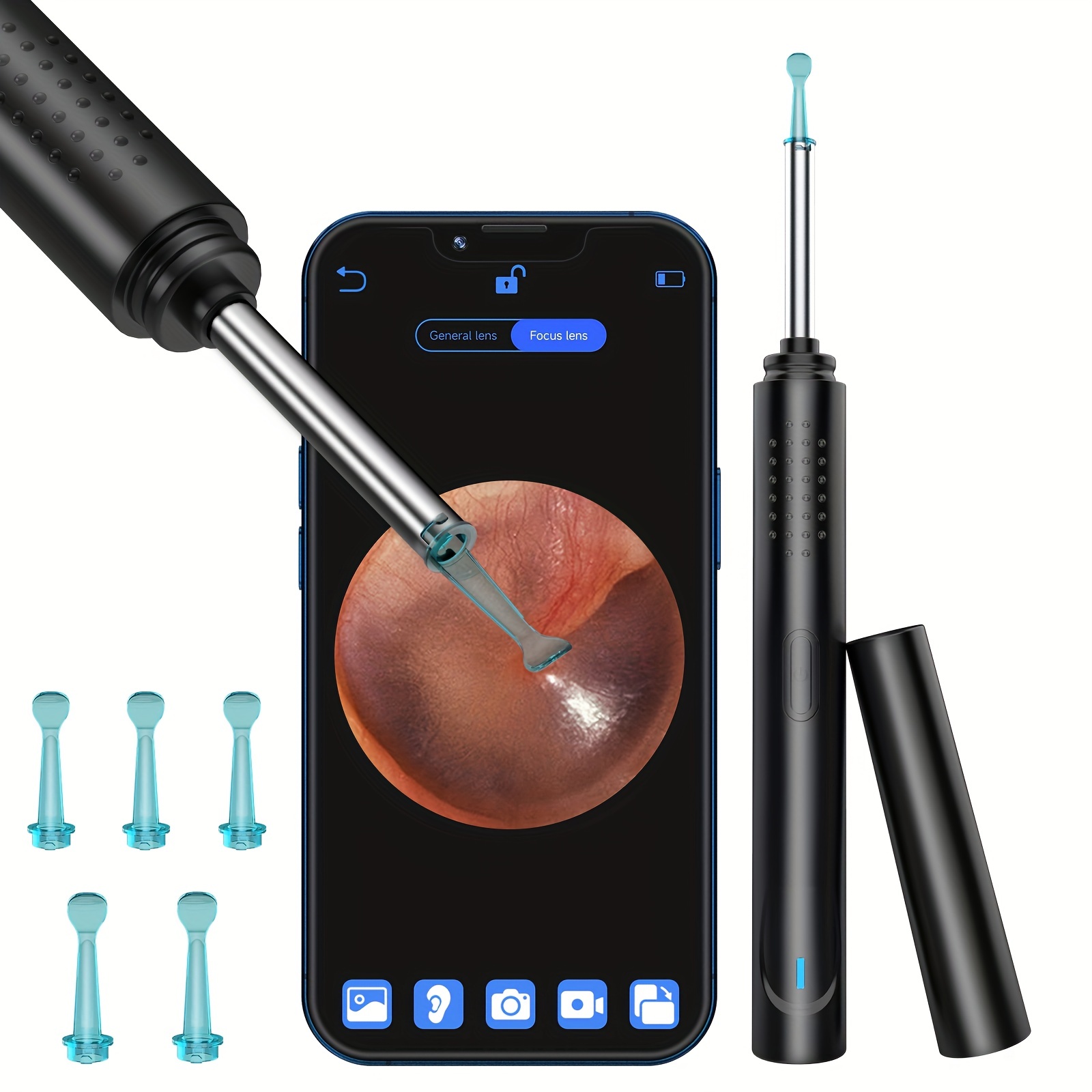 Ear Wax Removal Tool, Ear Cleaner With 1080p Camera, Ear Cleaning