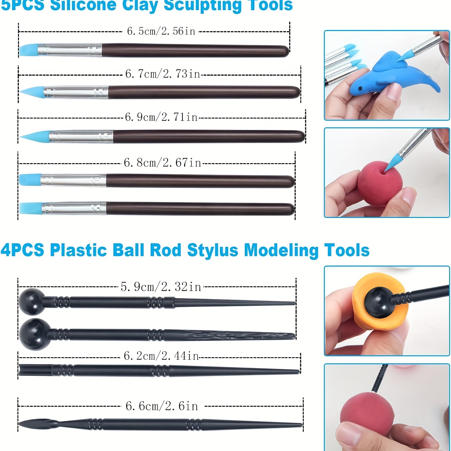 Sculpey Tools 5 in 1 Clay Modeling Tool Set