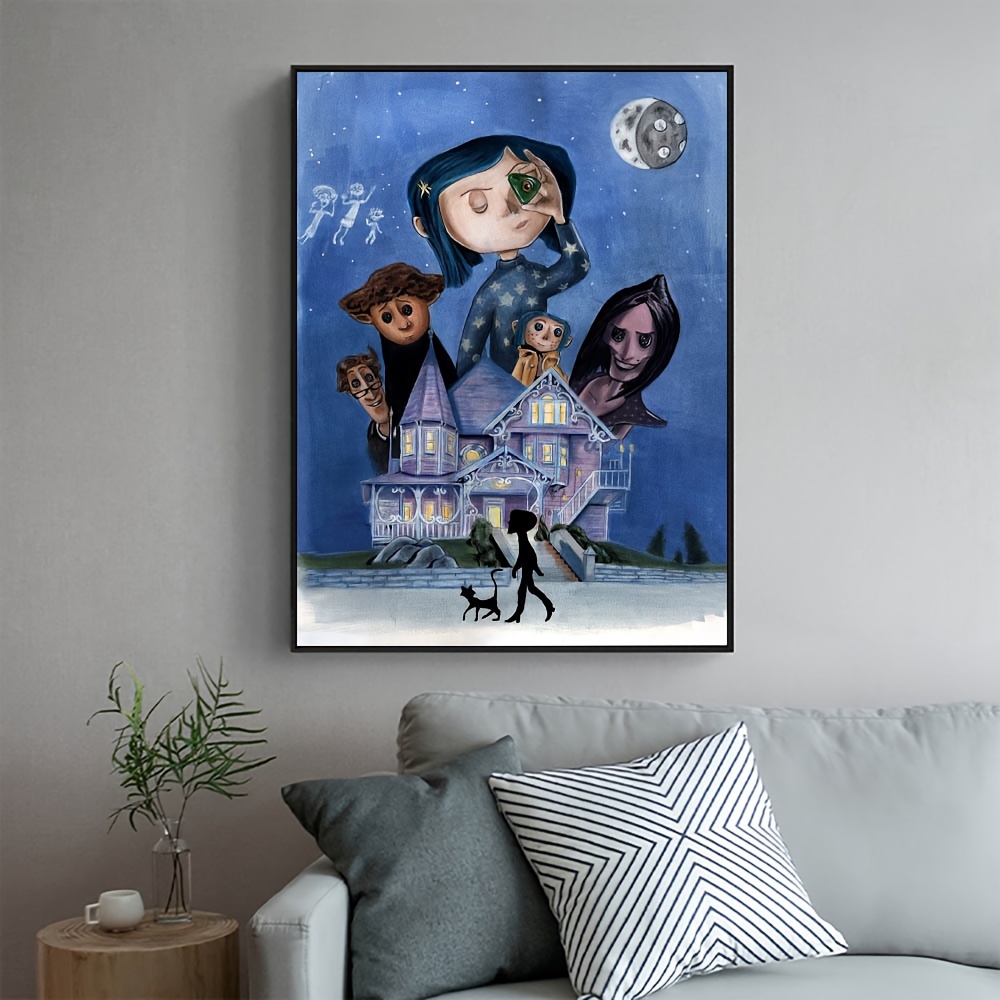 1pc Art Canvas Print Poster Classic Movie Character Money Canvas Wall Art  Artwork Wall Painting Bathroom Bedroom Office Living Room Wall Decor Home  Decoration No Frame - Home & Kitchen - Temu