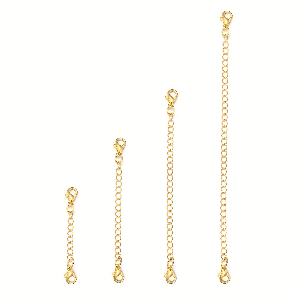 Gold Plated Copper Necklace Extension Chain Copper Necklace - Temu