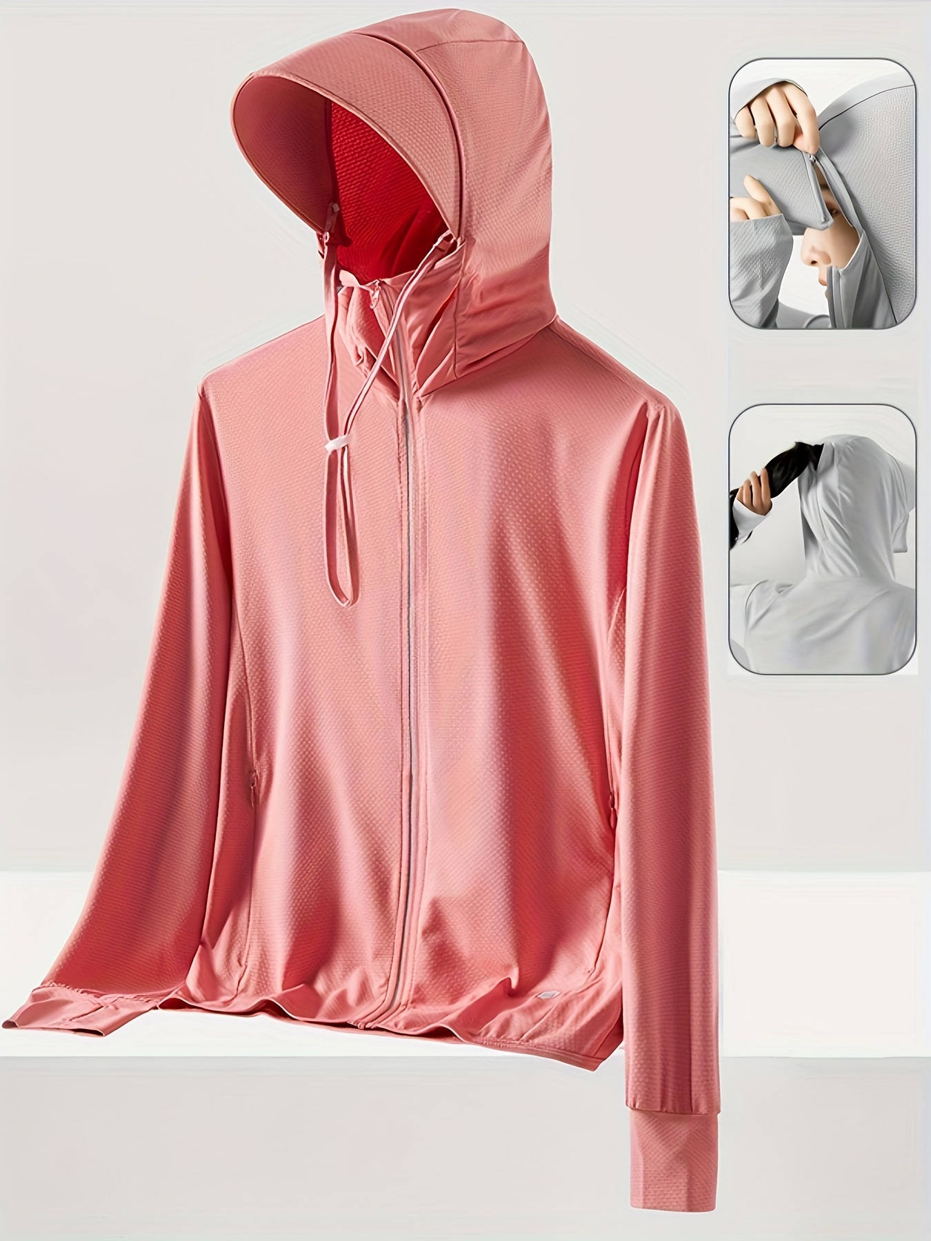 Flower Women's Long Sleeve UPF 50+ Uv Sun Protection Shirts Quick Dry Men  Hoodie Zip Sunscreen Wetsuit