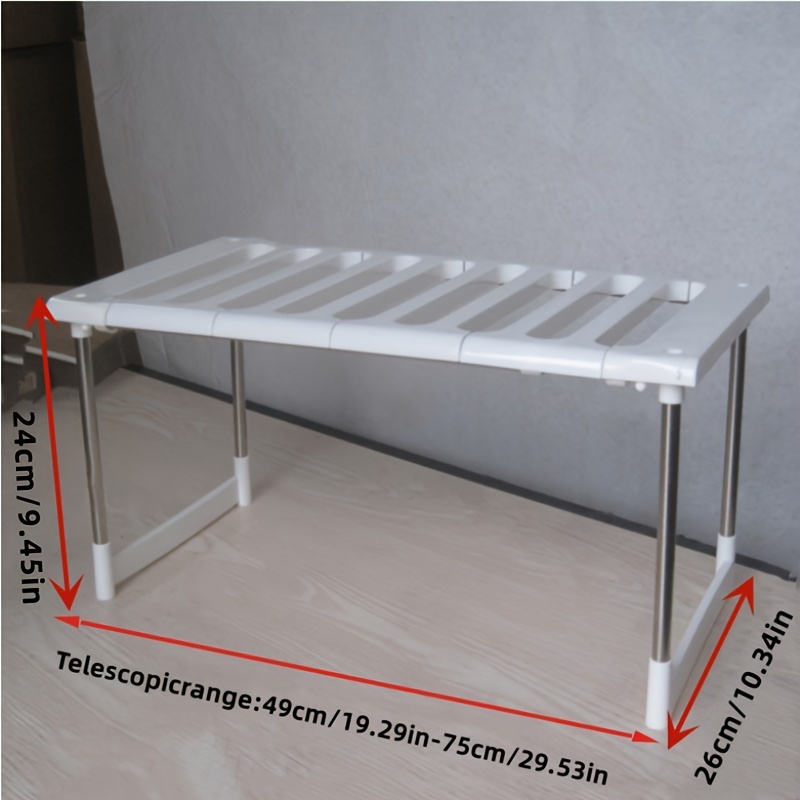 Stainless Steel Retractable Kitchen Sink Shelf Double decker - Temu