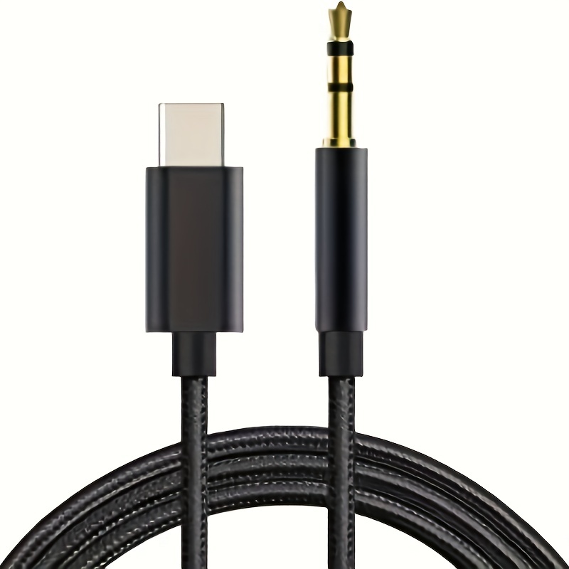Câble Audio USB C vers auxiliaire Voiture pour iPhone, câble en