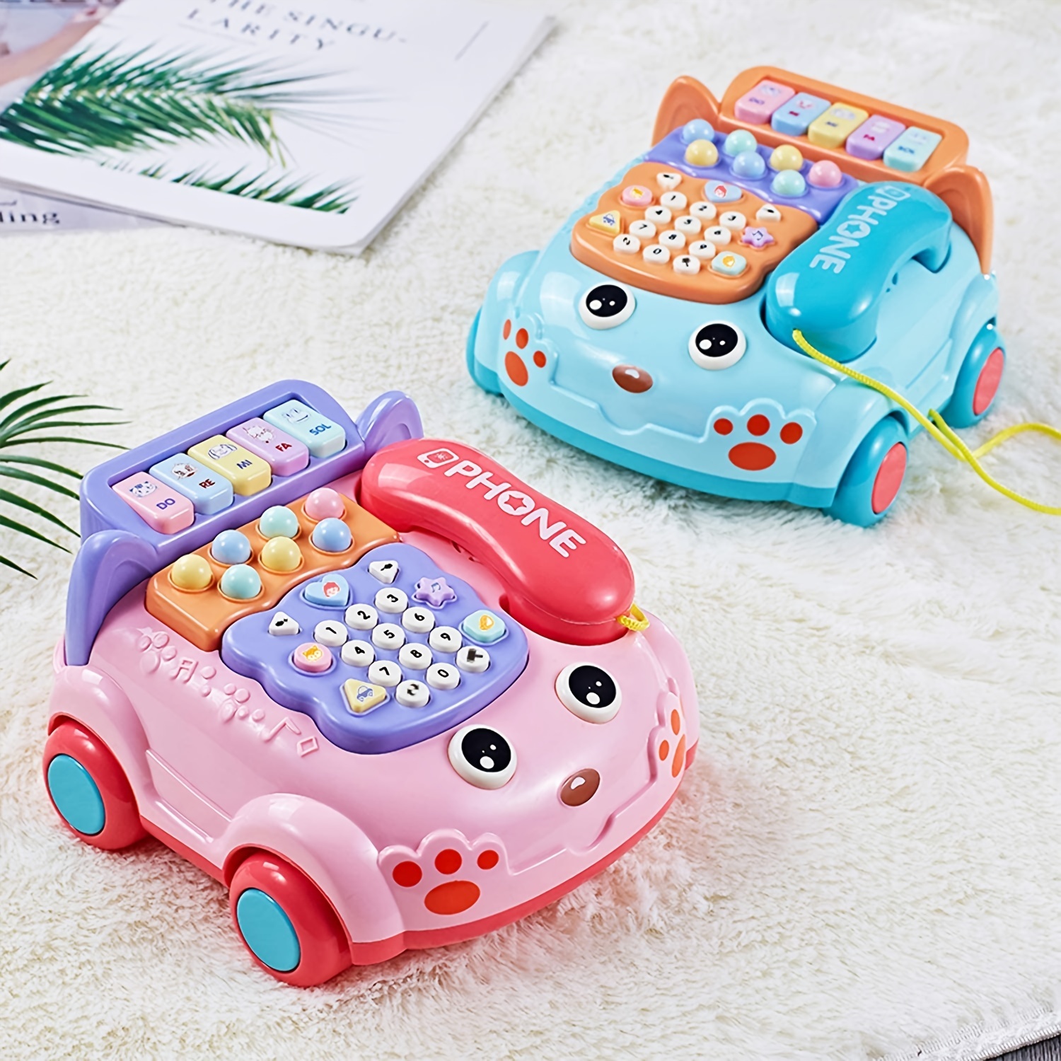 Baby Cell Phone Toy 6 -12 Months Pretend Phones Toys Musical Toy For Gifts