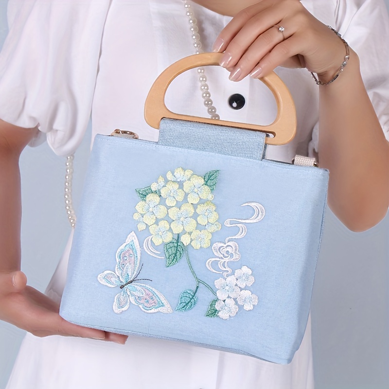 Butterfly Embroidery Handbag Chinese Style Hanfu Clutch Purse Vintage Chain  Crossbody Bag For Women, Quick & Secure Online Checkout