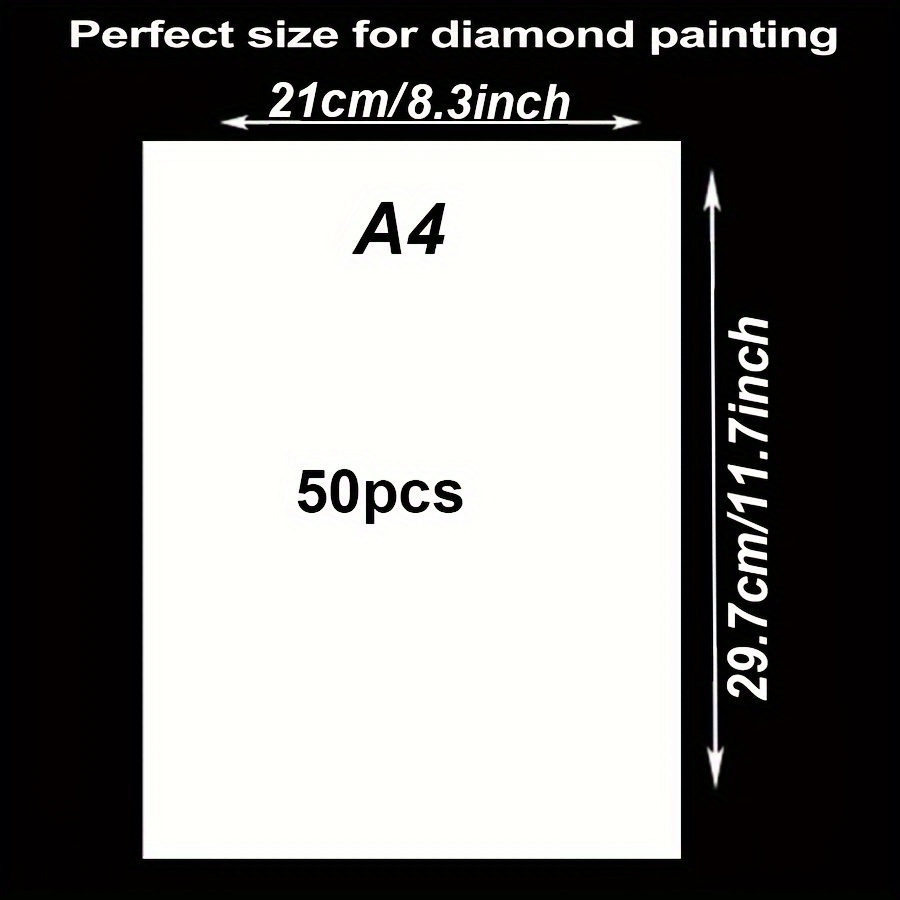 5D Diamond Painting Accessories Tools Kits 15X10 cm Release Paper Non-Stick  Cover Replacement Sheet Diamond Painting Ideal Gift for Adults.