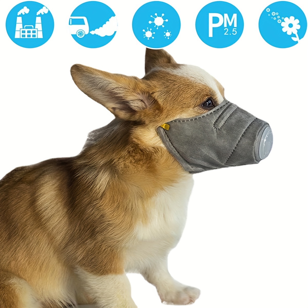 Scary Dog Safty Muzzles Costume Zombie Dog Mask Waterproof Muzzle