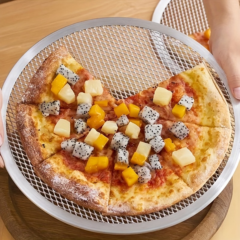 1 Pc Pizza Peel Pelle Ronde Transfert Plateau En Acier Inoxydable