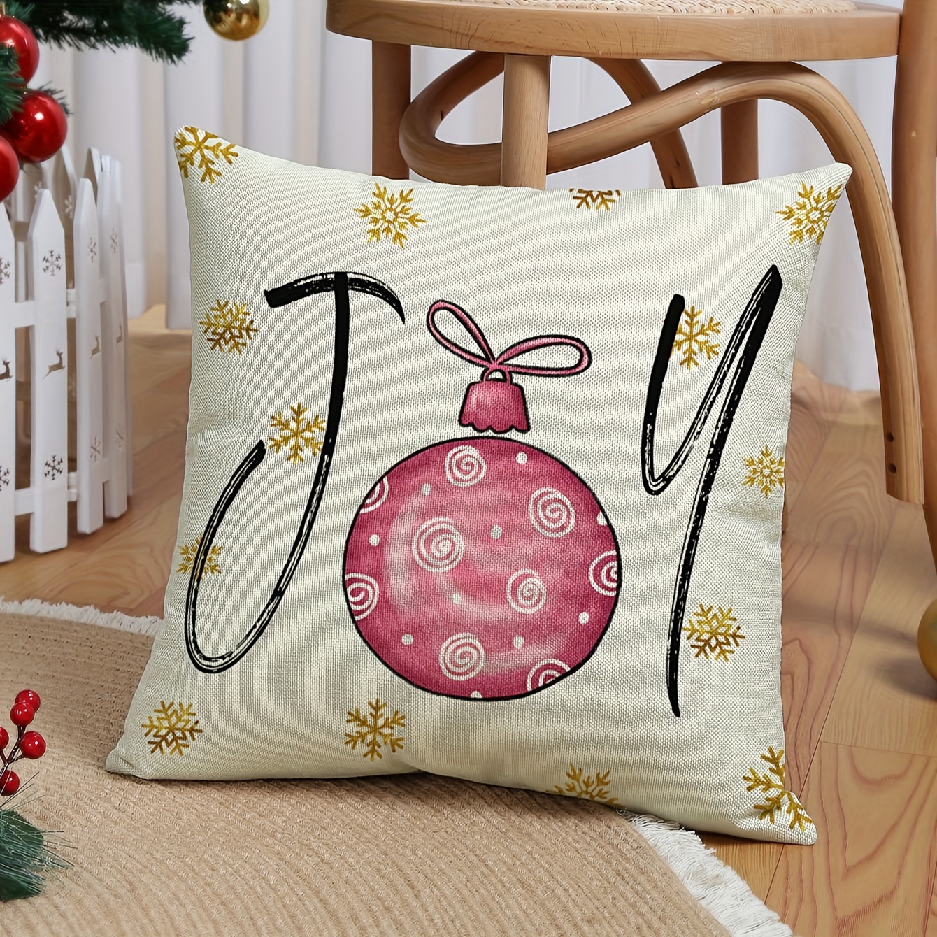 Christmas Pillow Covers 17.7x17.7 For Christmas Decorations - Temu