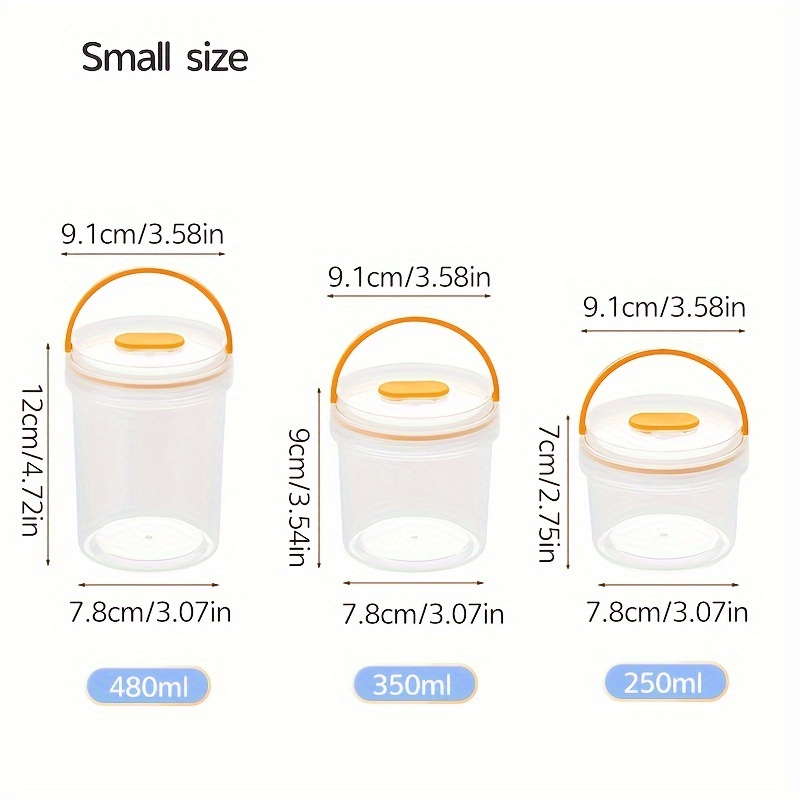 Milk And Yogurt Storage Box Food Supplement Container - Temu