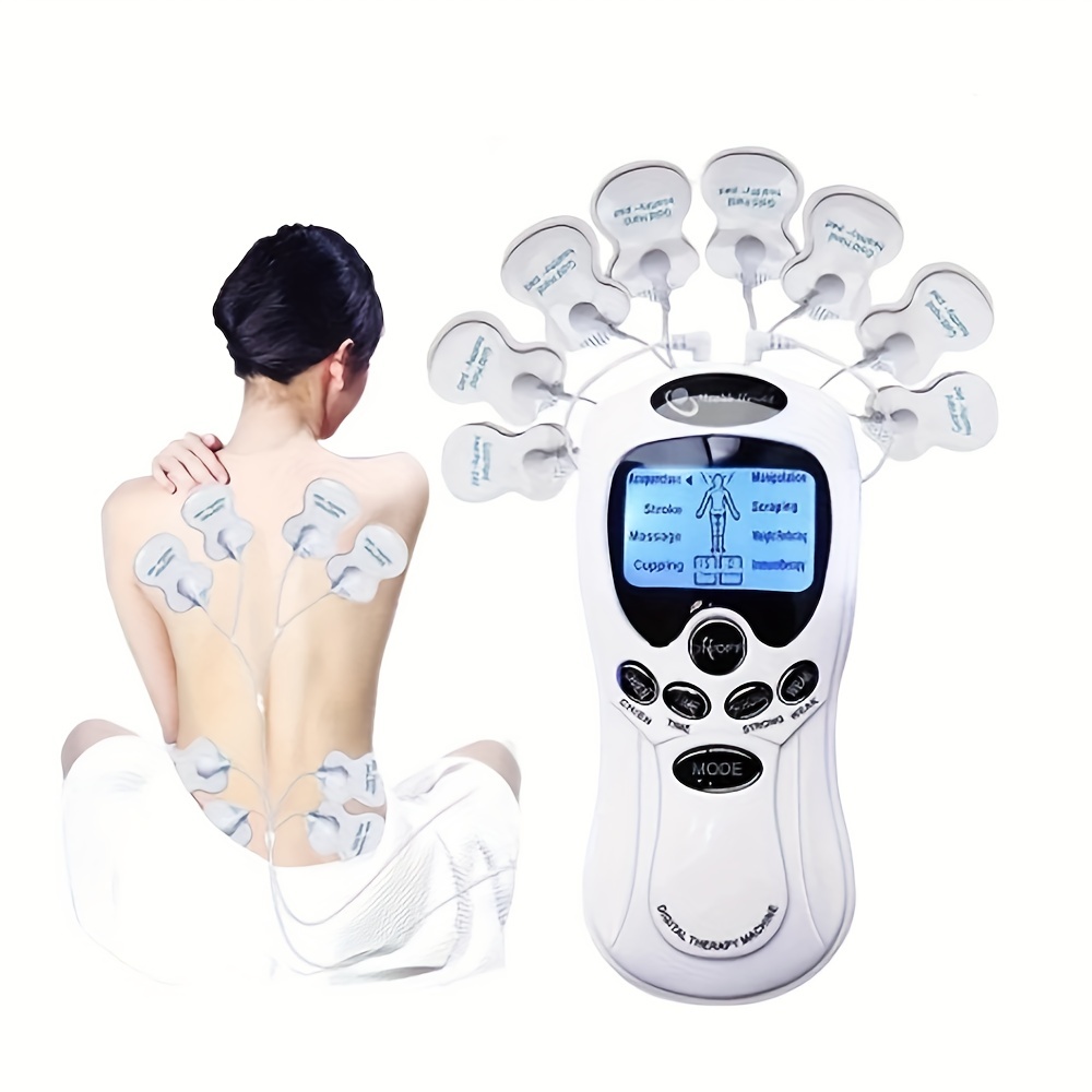 Digital Low Frequency Therapy Massager Machine + 4 Massage Pads