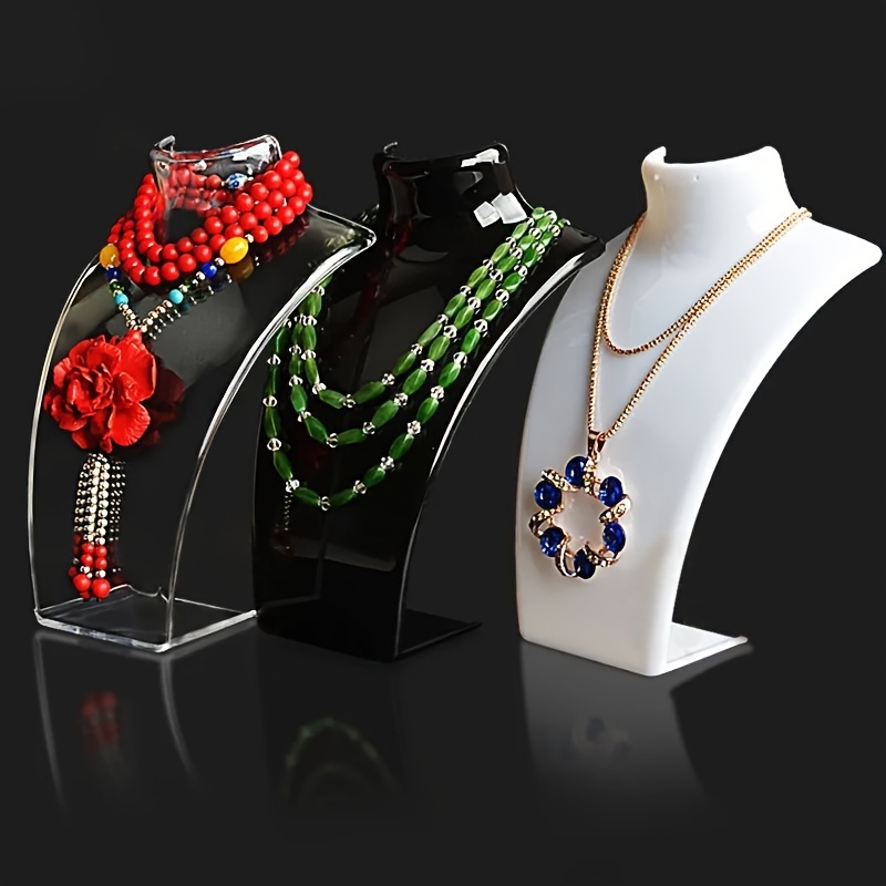 Homde Organizador de joyas con ganchos transparentes para collares de  ventana, regalo para mujeres, caja de joyería para collares, anillos,  aretes