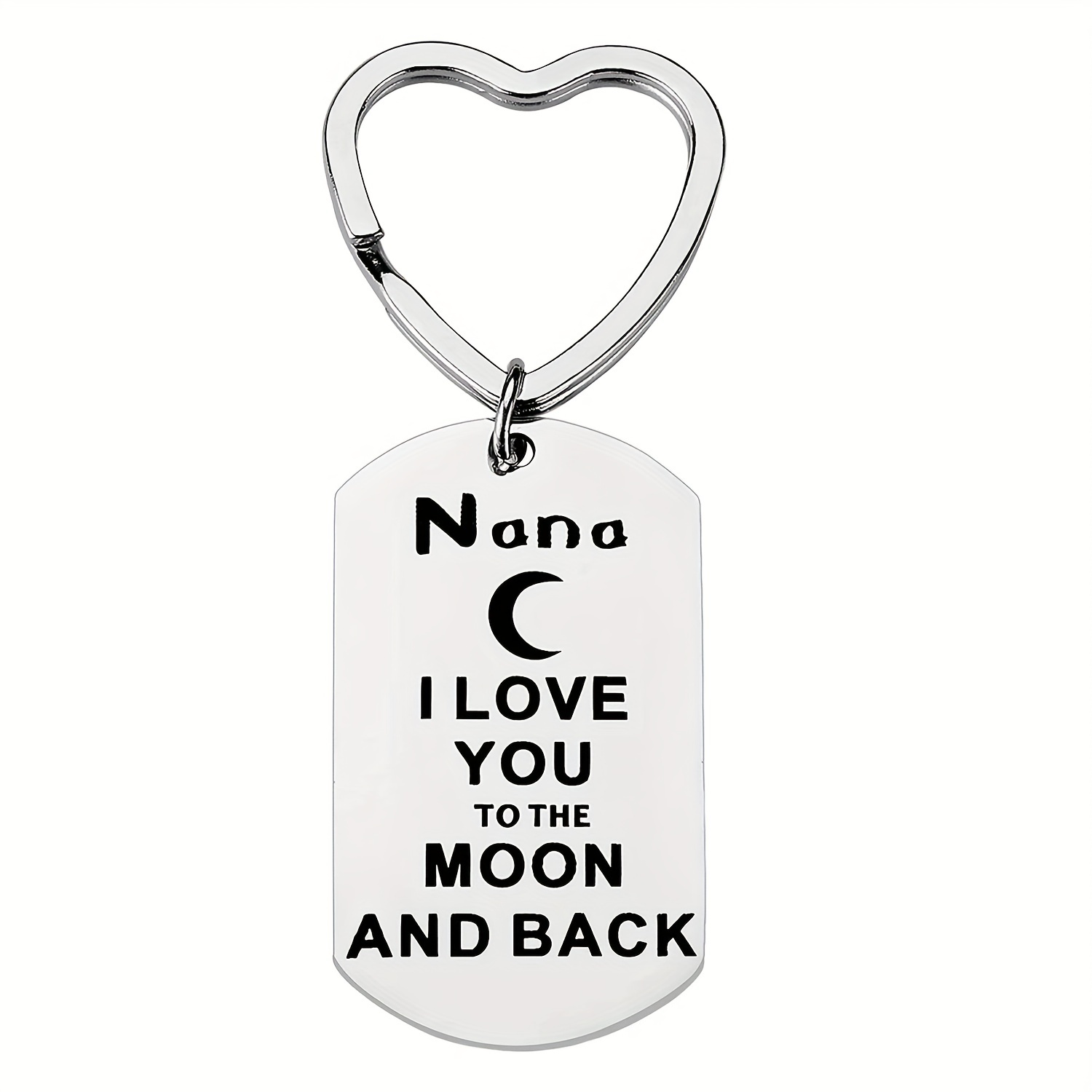 Love U To The Moon and Back Key Chain