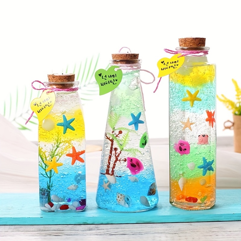 Diy Wishing Bottle Plastic Empty Bottle Star Bottle Drift - Temu