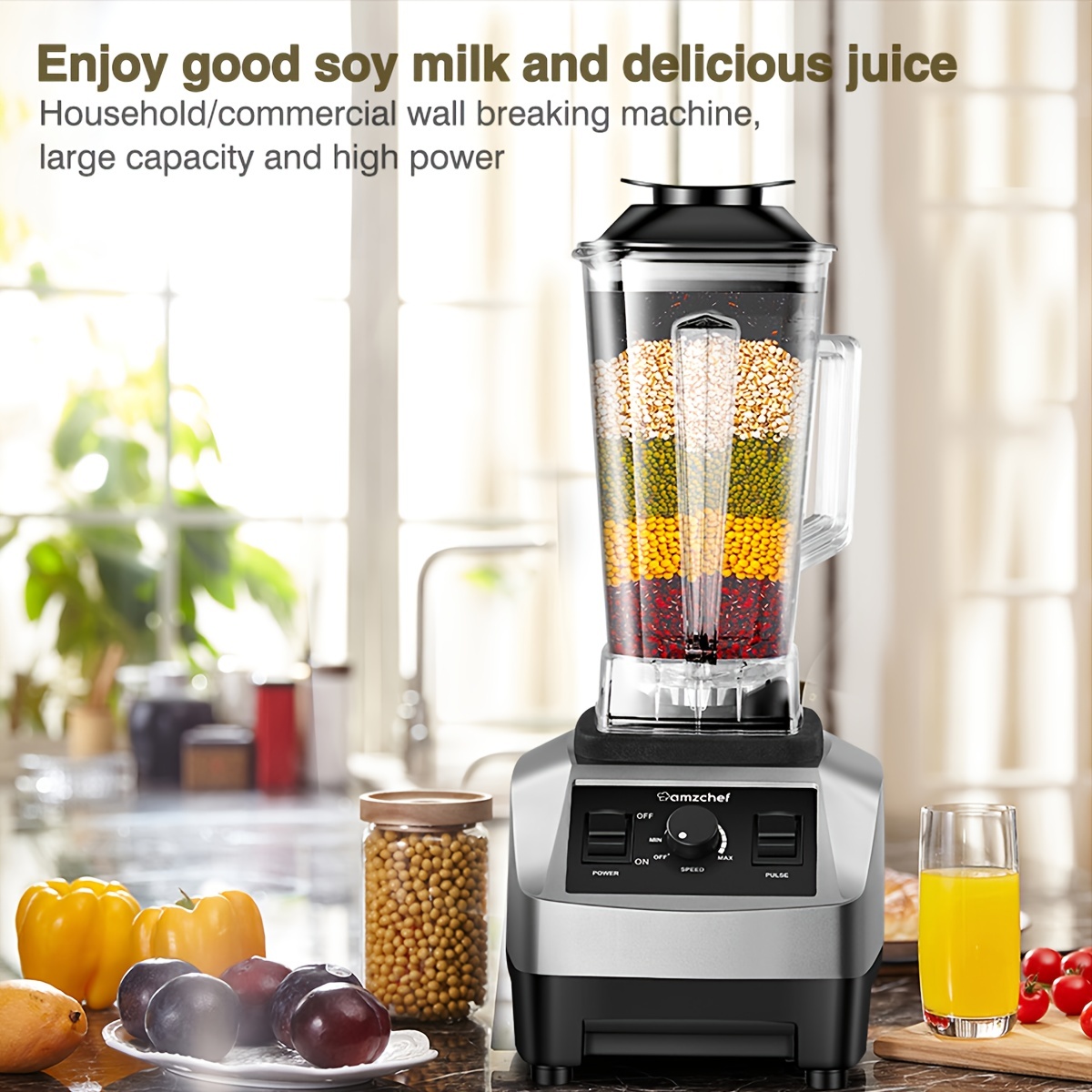 3 in 1 Multifunctional Blender Smoothie Maker - Temu