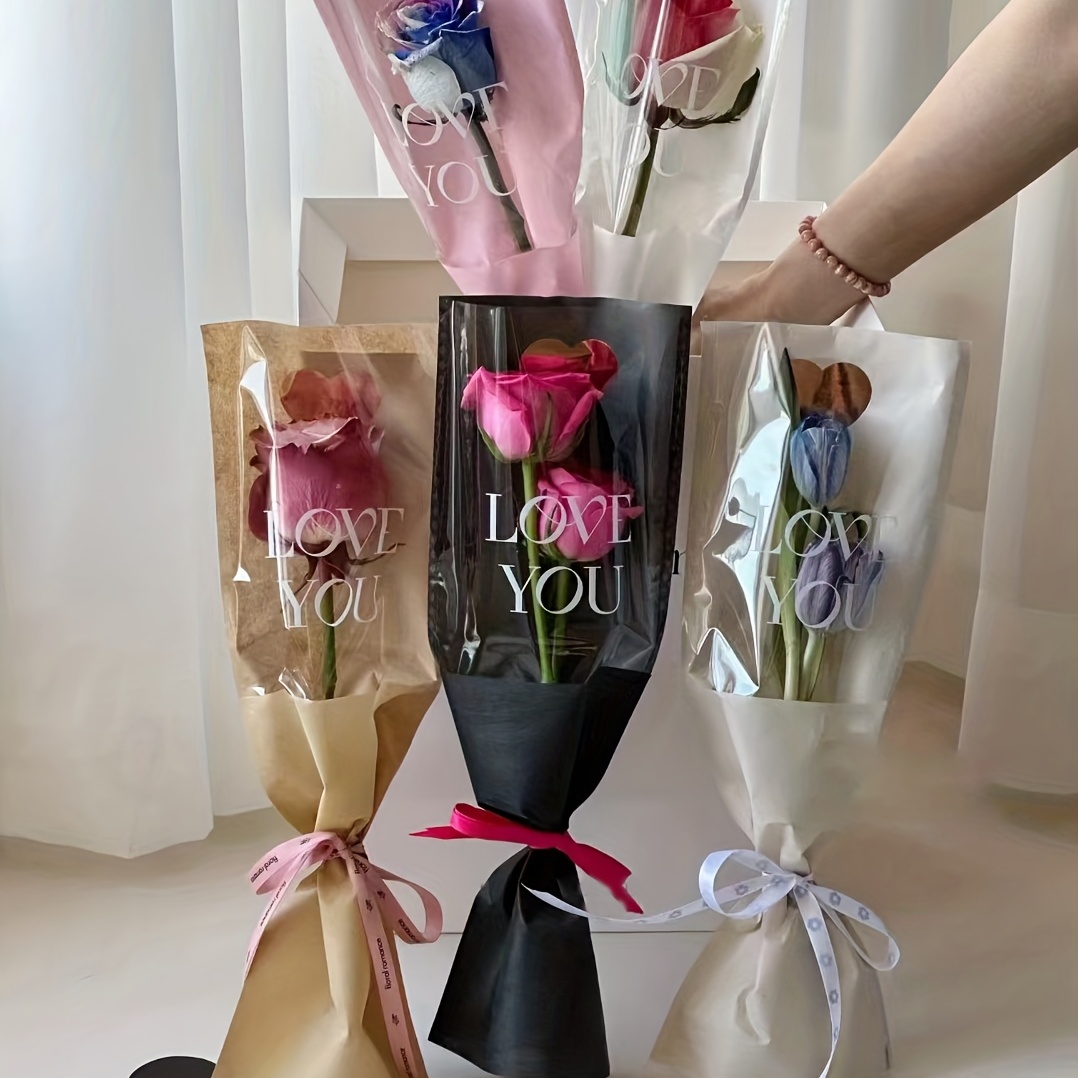 How to wrap a Korean-Style Single Rose Bouquet 