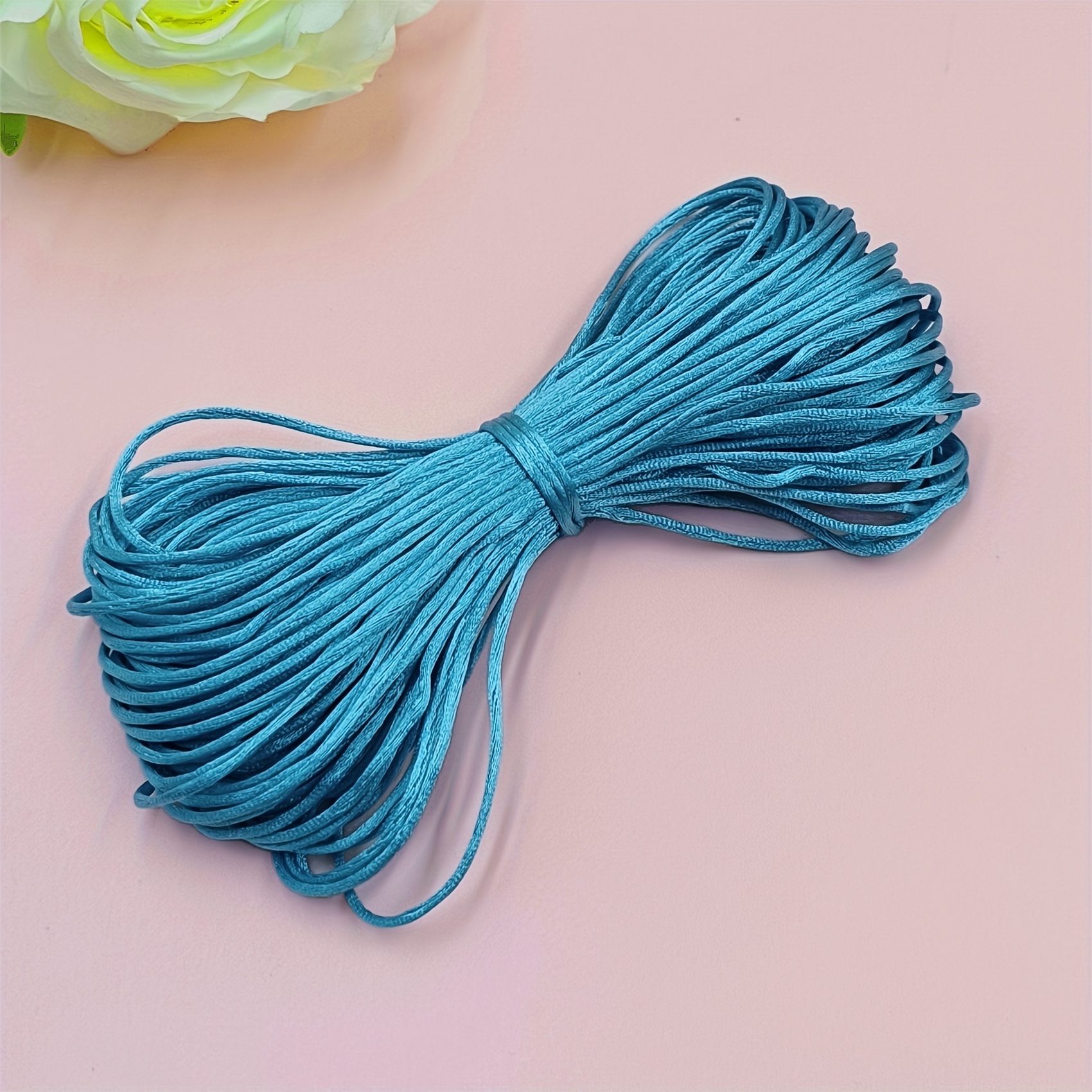 100M/Roll 0.8mm Nylon Cord Thread Chinese Knot Macrame Cord Bracelet  Braided String DIY Tassels Beading Shamballa String Thread