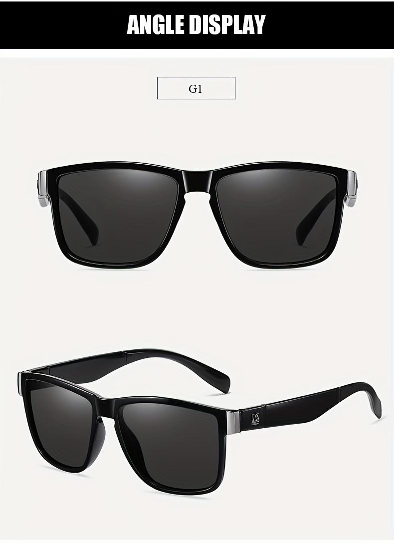 Classic Polarized Sunglasses Men Glasses Driving Coating Black