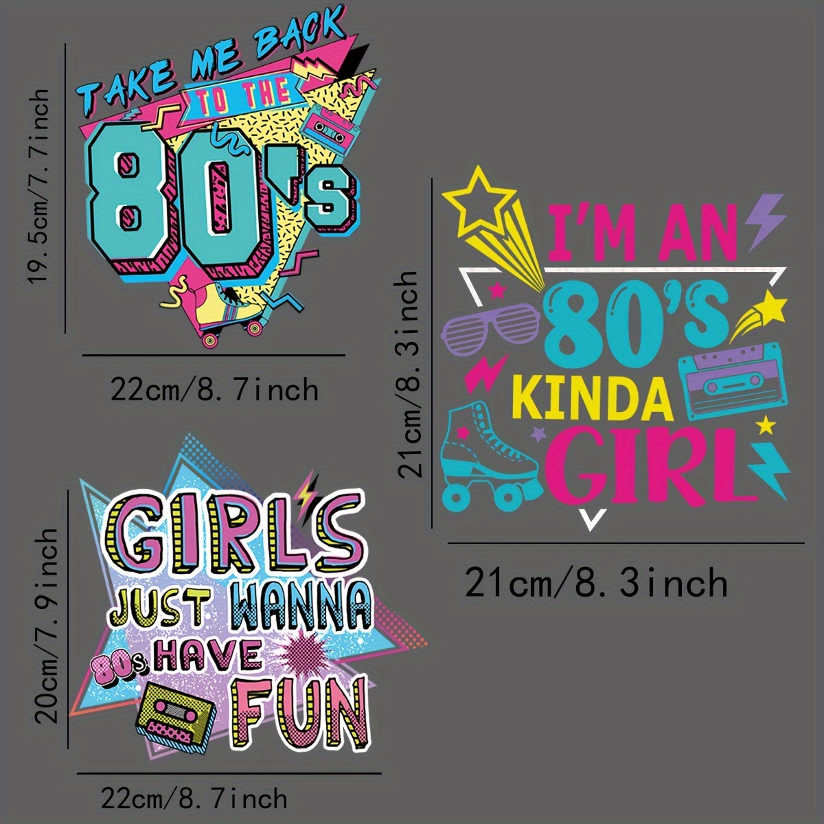 80s iron on t shirts