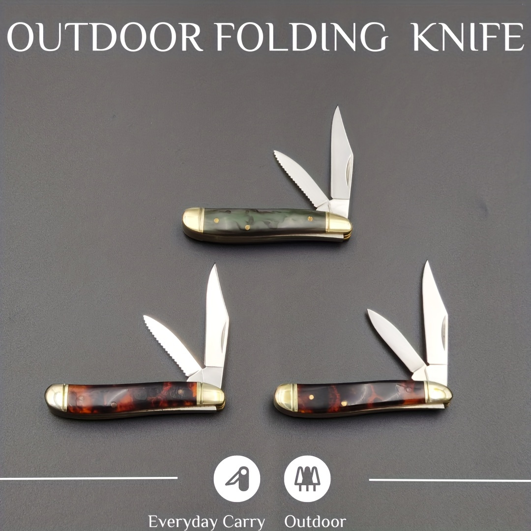 Tactical Mini Knife: Portable Multifunctional Folding Knife For Outdoor  Survival Accessories - Temu