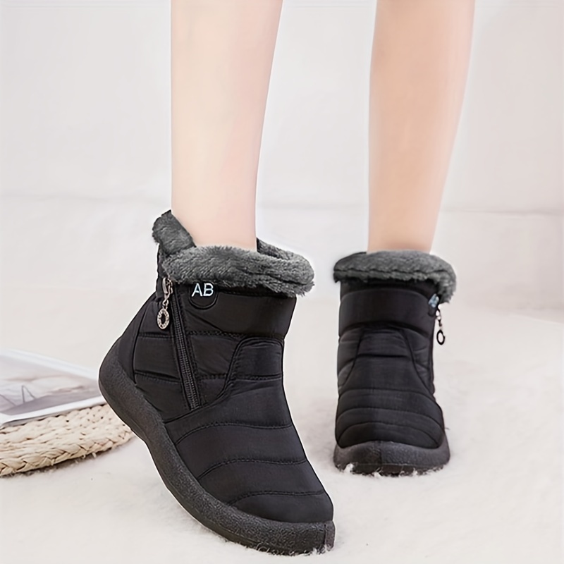 Botas De Invierno Para Mujer Zapatos De Nieve Impermeables Cálidas Botines  Moda