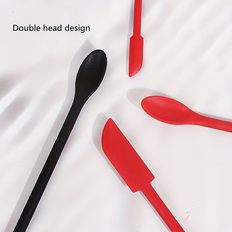 Mini Silicone Telescoping Spatula Upgrade Kitchen Cooking Spoon Thin Jar  Scraper