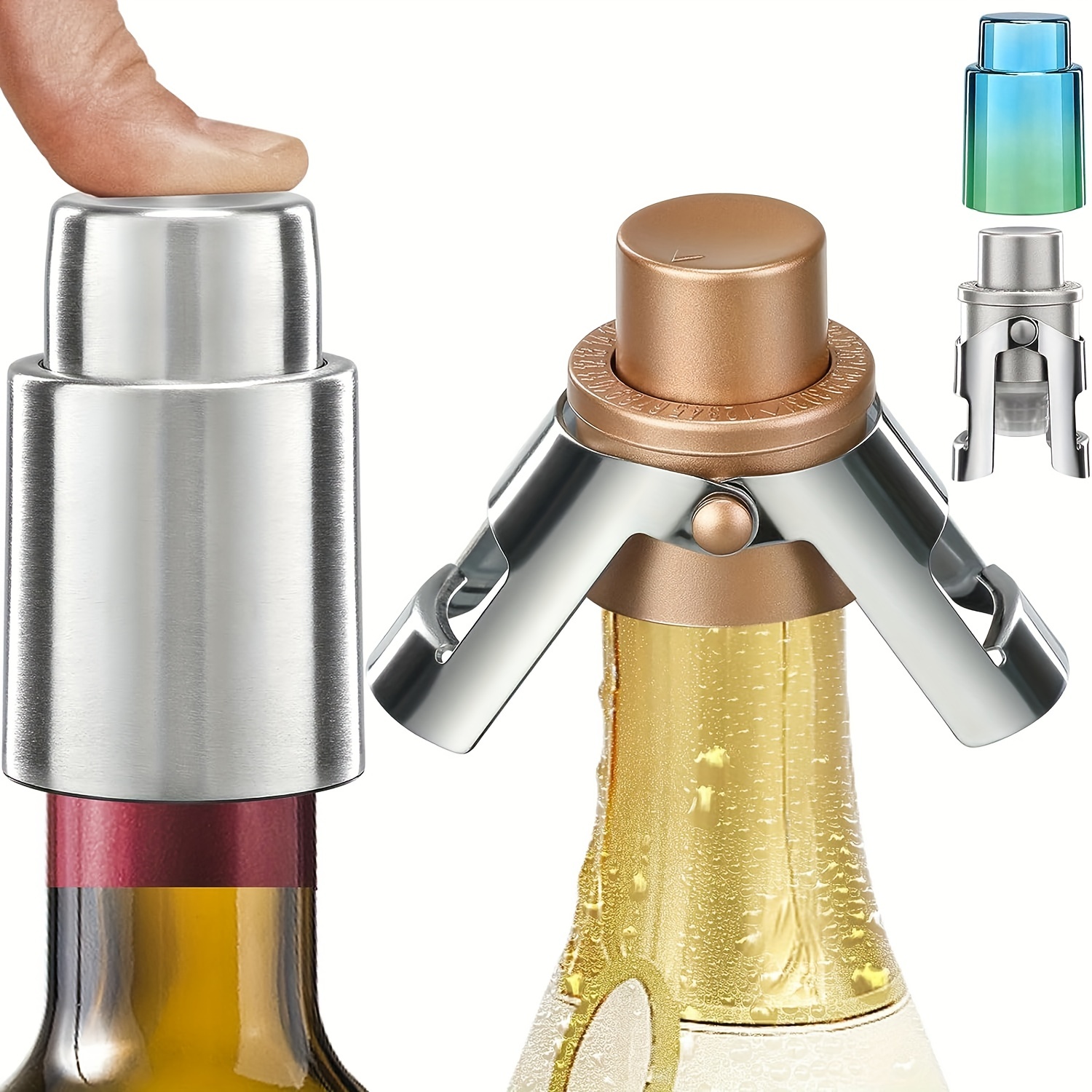 I tappi per champagne a tenuta stagna - tappi per vino sottovuoto  riutilizzabili - sono utilizzati per conservare vino e birra.