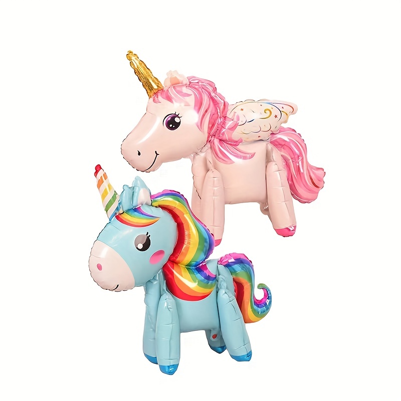 Palloncino 3D unicorno rainbow
