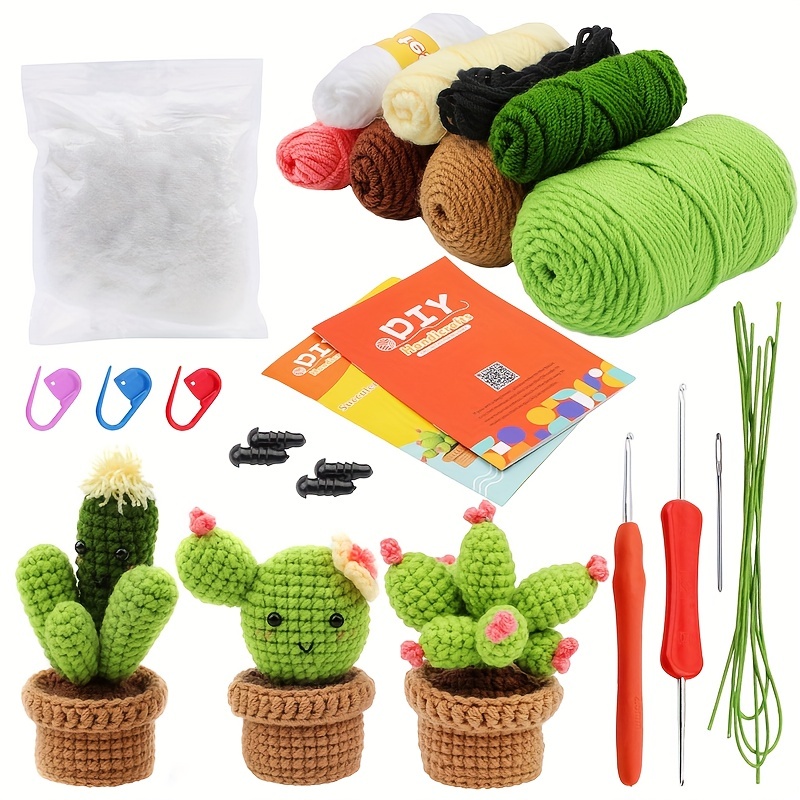 Beginner Crochet Yarn Suitable For Crochet Craft Projects - Temu