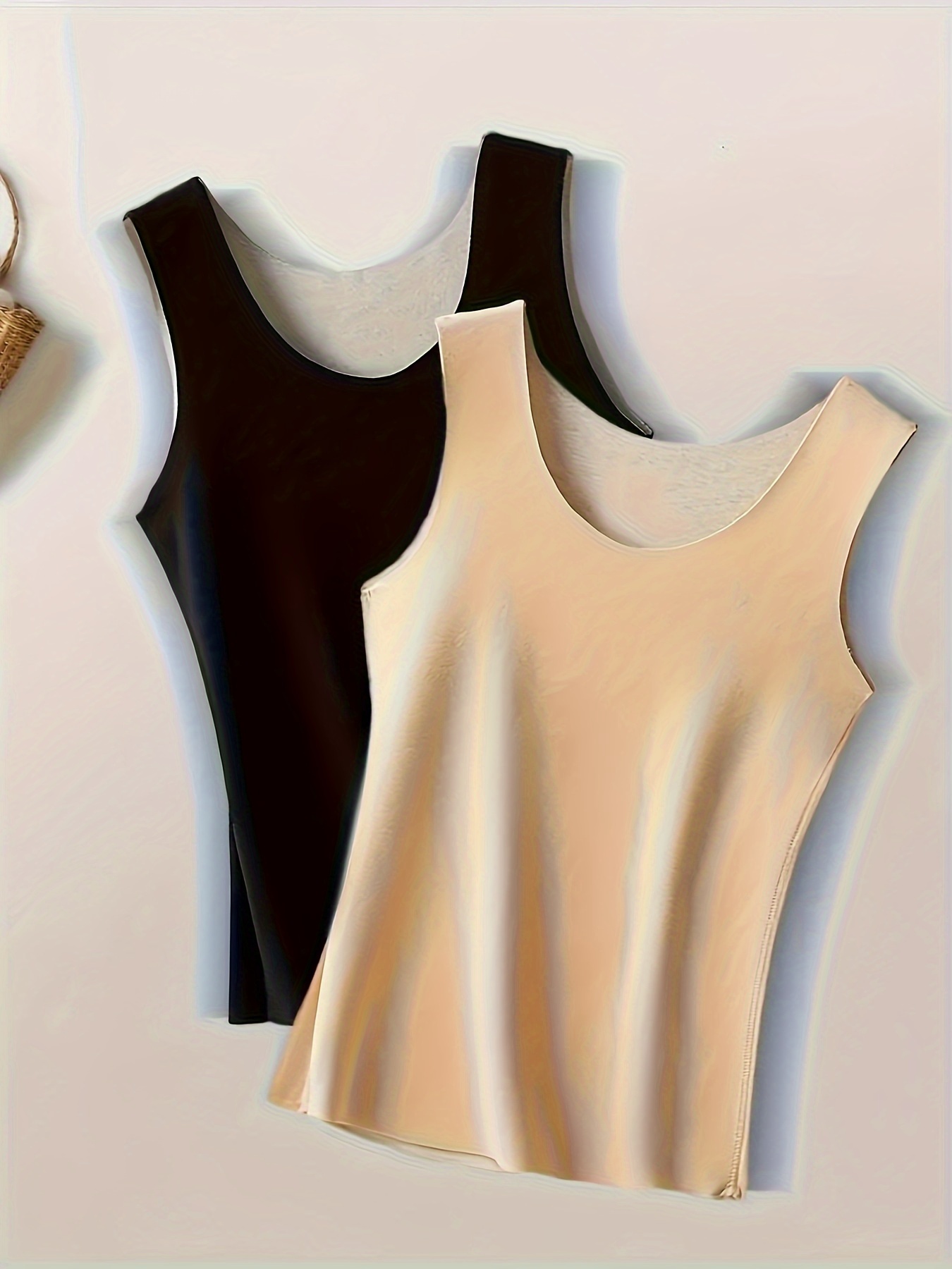 Pack of 2 Round-Neck Thermal Vests