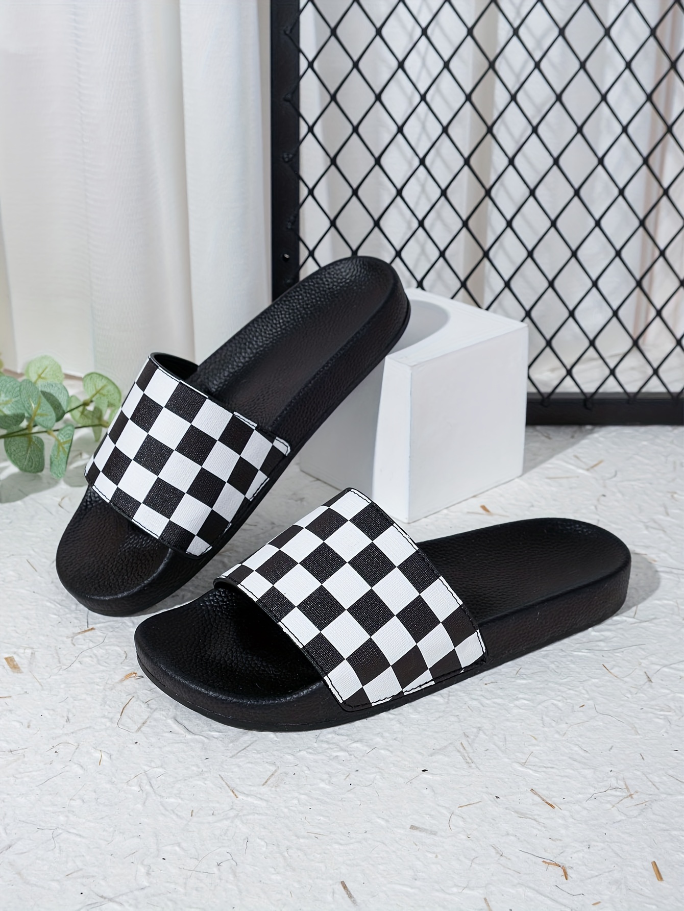 Boys plaid clearance slippers