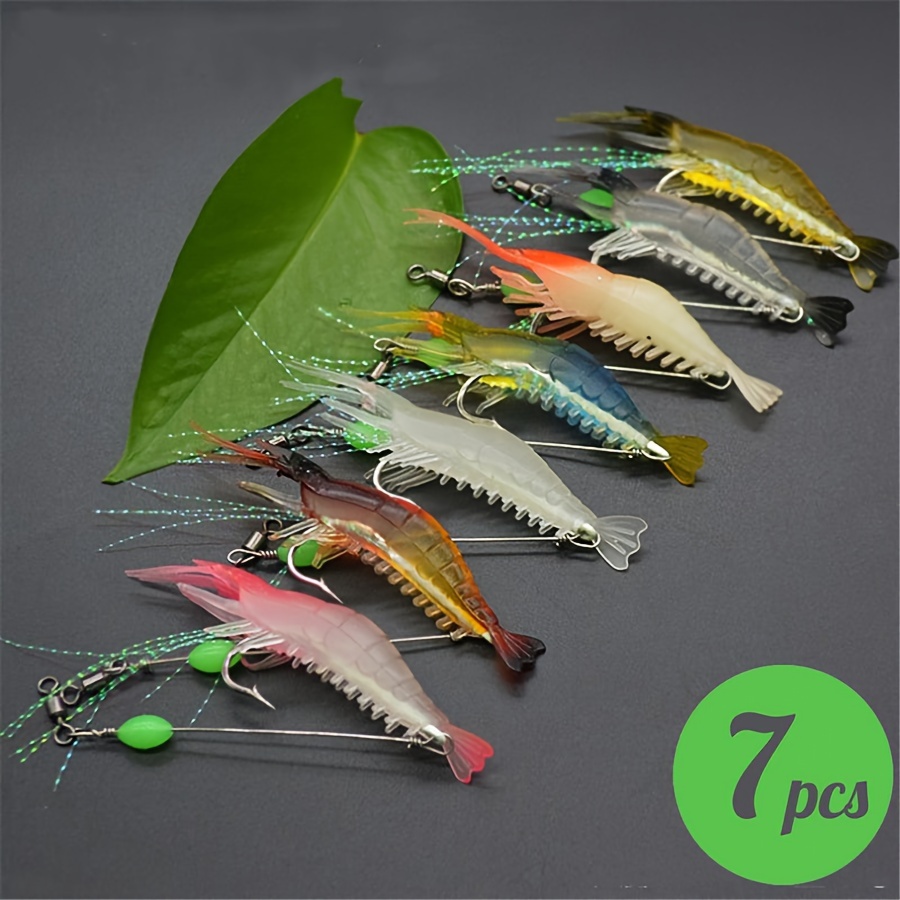 Luminous Soft Fishing Lures Fish Shaped Silicone Bait - Temu