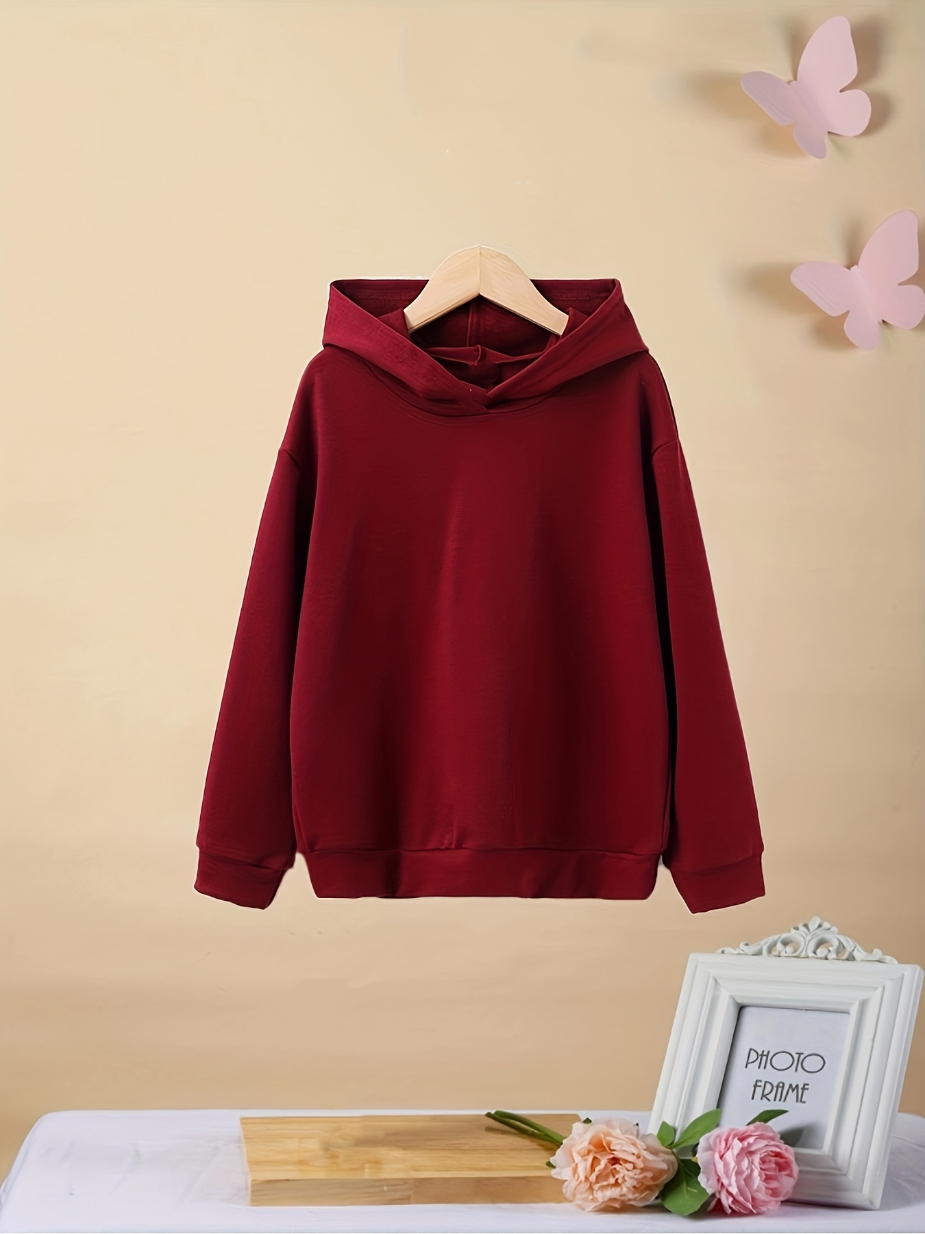 Simple hoodies for girls hot sale