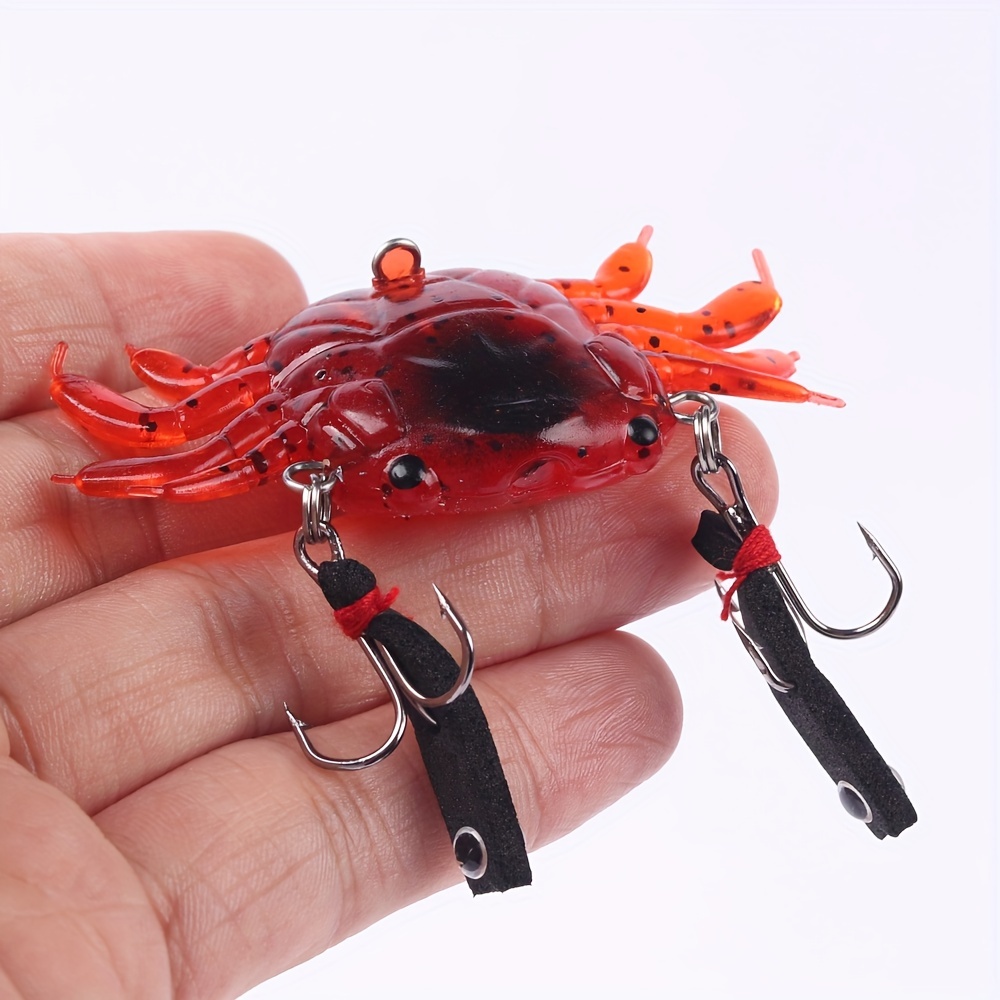 Artificial Crab Baits, Simulation Crab Soft Lures With Sharp Hooks