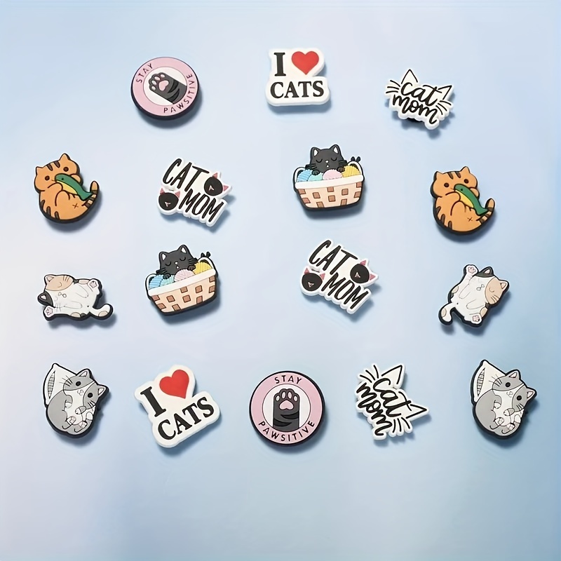  Yukfhgt Cute Cartoon Cat Charms，Enamel Cat Charms