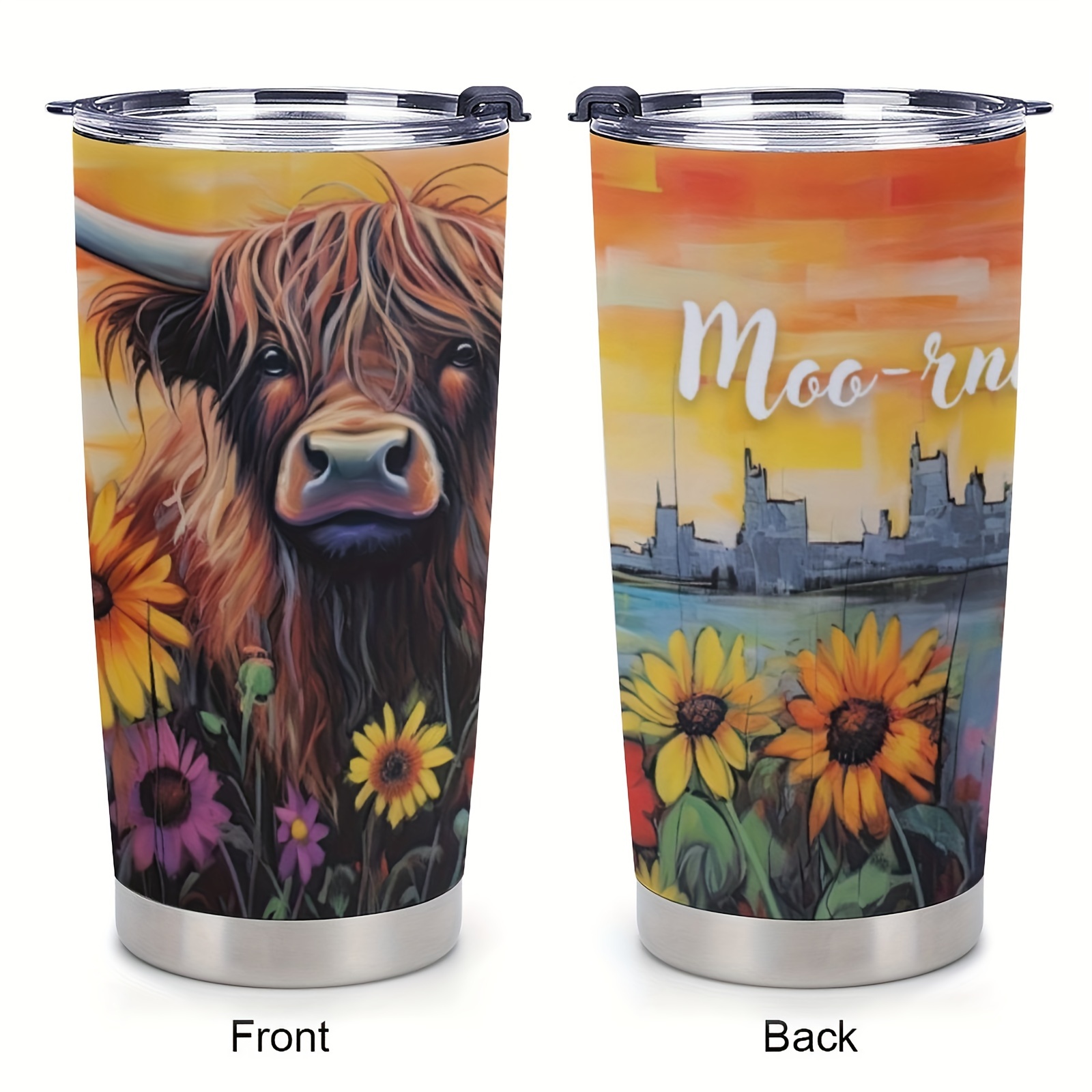 BROWN COW Tumbler Boot -fits 20-40oz