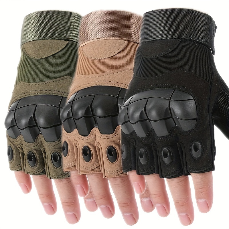 Tactical Gloves Guantes Tactico De Medio Dedo Equipo Militar PARA
